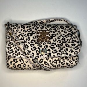 Charlie Leather Small Cross Body Waist Pochette Animal Print Bag